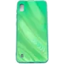 Evelatus Samsung Galaxy A10 capa de vidro temperado Water Ripple Full Color Electroplating verde