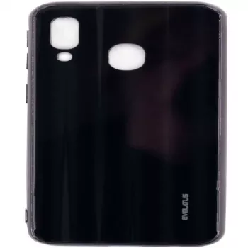 Evelatus Protetor de ecrã em vidro temperado Water Ripple Full Color Electroplating para Samsung Galaxy A10 preto