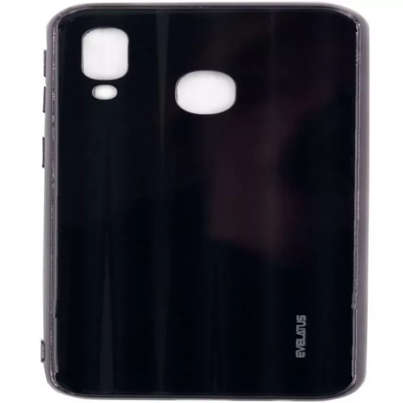 Evelatus Protetor de ecrã em vidro temperado Water Ripple Full Color Electroplating para Samsung Galaxy A10 preto