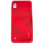 Evelatus Capa em vidro temperado Water Ripple Full Color Electroplating para Samsung Galaxy A10 vermelha