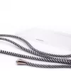 Evelatus Capa com Cordão Listras Pretas para Samsung Galaxy A10s Transparente