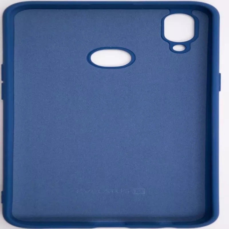 Evelatus Capa de silicone nano Soft Touch TPU para Samsung Galaxy A10S azul