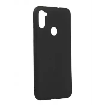 Evelatus Capa de silicone nano Soft Touch TPU para Samsung Galaxy A11 preta