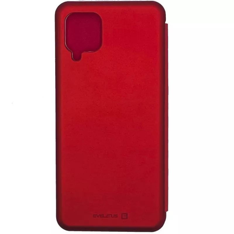 Evelatus Capa tipo livro para Samsung Galaxy A12/M12 vermelha