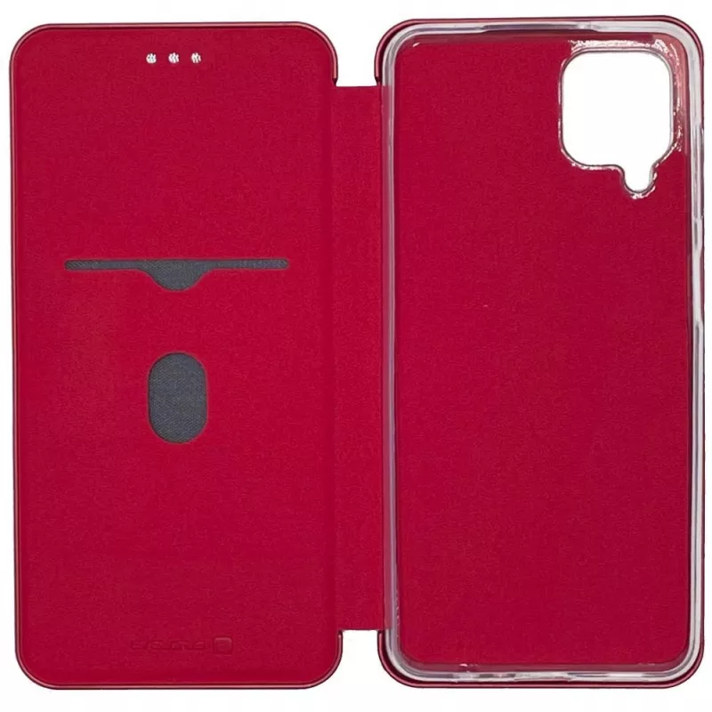 Evelatus Capa tipo livro para Samsung Galaxy A12/M12 vermelha