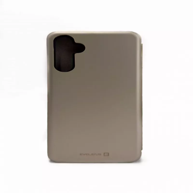 Capa tipo livro Evelatus para Samsung Galaxy A14 5G dourada