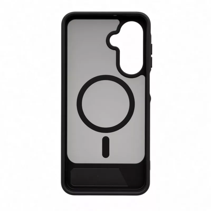 Capa MagSafe emborrachada com suporte Evelatus para Samsung Galaxy A17 4G / A17 5G preta