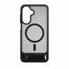 Capa MagSafe emborrachada com suporte Evelatus para Samsung Galaxy A17 4G / A17 5G preta