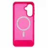 Capa MagSafe emborrachada com suporte Evelatus para Samsung Galaxy A17 4G / A17 5G, rosa