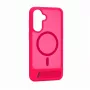 Capa MagSafe emborrachada com suporte Evelatus para Samsung Galaxy A17 4G / A17 5G, rosa