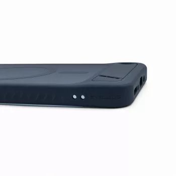 Evelatus Capa MagSafe emborrachada com suporte para Samsung Galaxy A17 4G / A17 5G azul-marinho