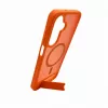 Evelatus Capa MagSafe emborrachada com suporte para Samsung Galaxy A17 4G / A17 5G laranja
