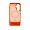 Evelatus Capa MagSafe emborrachada com suporte para Samsung Galaxy A17 4G / A17 5G laranja