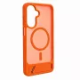 Evelatus Capa MagSafe emborrachada com suporte para Samsung Galaxy A17 4G / A17 5G laranja