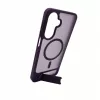 Capa MagSafe emborrachada com suporte Evelatus para Samsung Galaxy A17 4G / A17 5G roxa