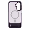 Capa MagSafe emborrachada com suporte Evelatus para Samsung Galaxy A17 4G / A17 5G roxa