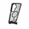 Capa MagSafe emborrachada com suporte Evelatus para Samsung Galaxy A17 4G / A17 5G cinzento fumado