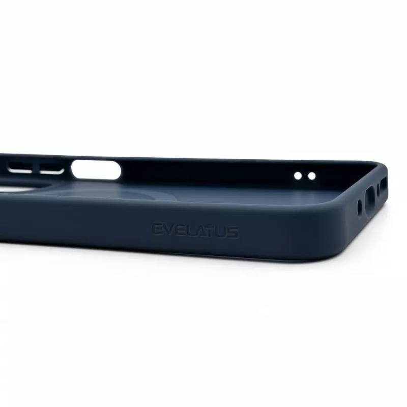 Evelatus Capa Shield para Samsung Galaxy A17 4G / A17 5G com MagSafe e suporte, azul-marinho mate