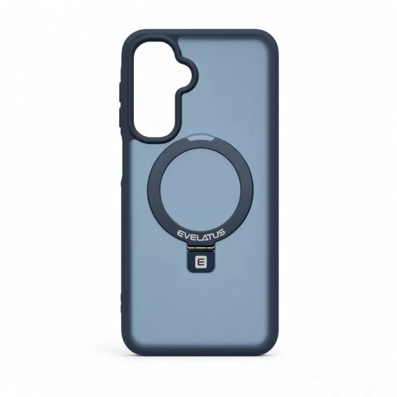 Evelatus Capa Shield para Samsung Galaxy A17 4G / A17 5G com MagSafe e suporte, azul-marinho mate