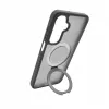 Evelatus Capa protetora para Samsung Galaxy A17 4G / A17 5G com MagSafe e suporte, anel mate cinzento-fumo