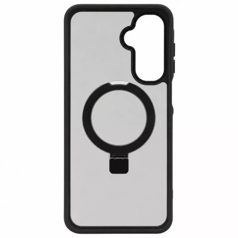 Evelatus Capa protetora para Samsung Galaxy A17 4G / A17 5G com MagSafe e suporte, anel mate preto