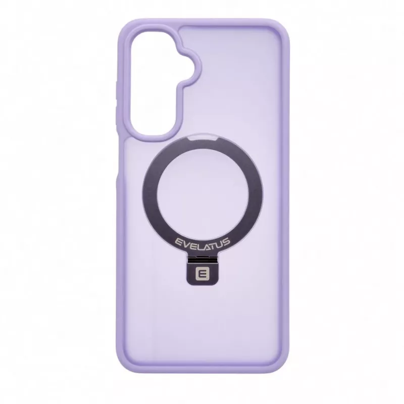 Evelatus Capa Shield para Samsung Galaxy A17 4G / A17 5G com MagSafe e suporte, anel mate, lilás lavanda