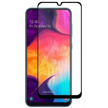 Evelatus Samsung Galaxy A20/A30s/A50/A50s 2.5D Full Cover Japan Glue Glass Protetor de ecrã antiestático