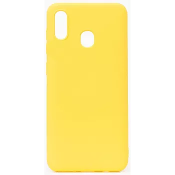 Evelatus Capa de Silicone Nano Soft Touch TPU Amarela para Samsung Galaxy A20E