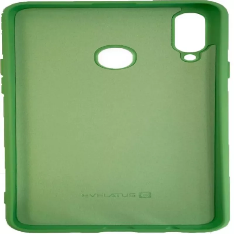 Capa de silicone nano Evelatus para Samsung Galaxy A20s Soft Touch TPU verde
