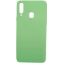 Capa de silicone nano Evelatus para Samsung Galaxy A20s Soft Touch TPU verde