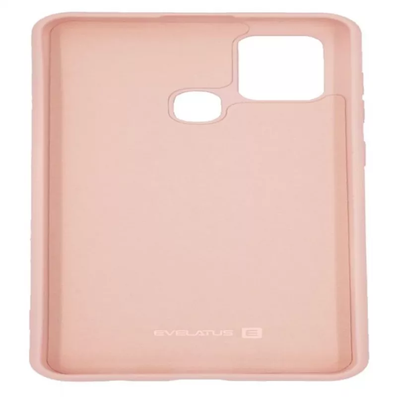 Capa de silicone nano Evelatus para Samsung Galaxy A21s Soft Touch TPU bege
