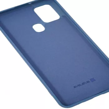 Evelatus Samsung Galaxy A21s Capa de Silicone Nano Soft Touch TPU Azul
