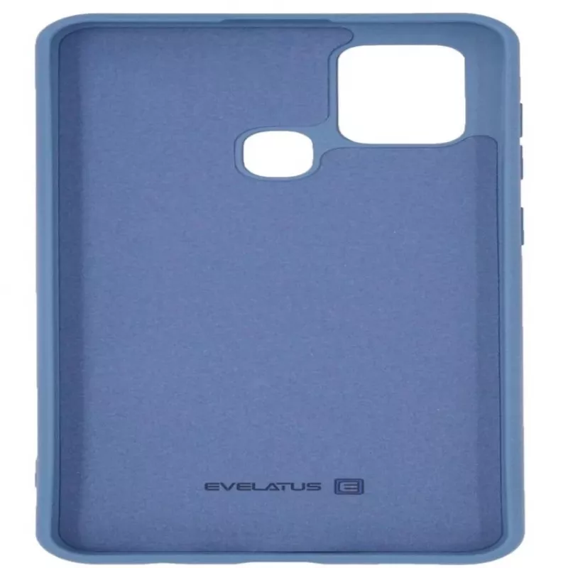 Evelatus Samsung Galaxy A21s Capa de Silicone Nano Soft Touch TPU Azul