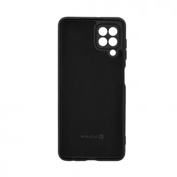 Evelatus Samsung Galaxy A22 4G Capa de silicone nano Soft Touch TPU preto