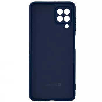 Evelatus Samsung Galaxy A22 4G Capa Nano Silicone Soft Touch TPU Azul Marinho