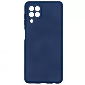 Evelatus Samsung Galaxy A22 4G Capa Nano Silicone Soft Touch TPU Azul Marinho