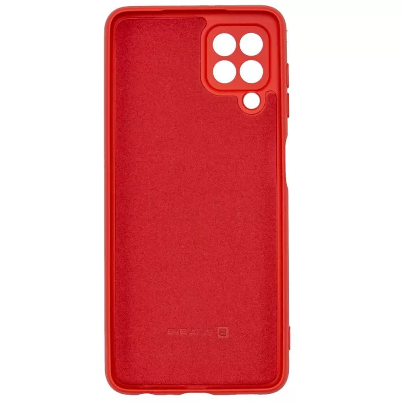Evelatus Capa de silicone nano Soft Touch TPU para Samsung Galaxy A22 4G vermelha