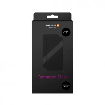 Evelatus Samsung Galaxy A22 5G protetor de ecrã de vidro temperado plano 0,33mm transparente com cola japonesa e revestimento antiestático