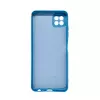 Evelatus Capa de silicone nano Soft Touch TPU para Samsung Galaxy A22 5G azul-marinho