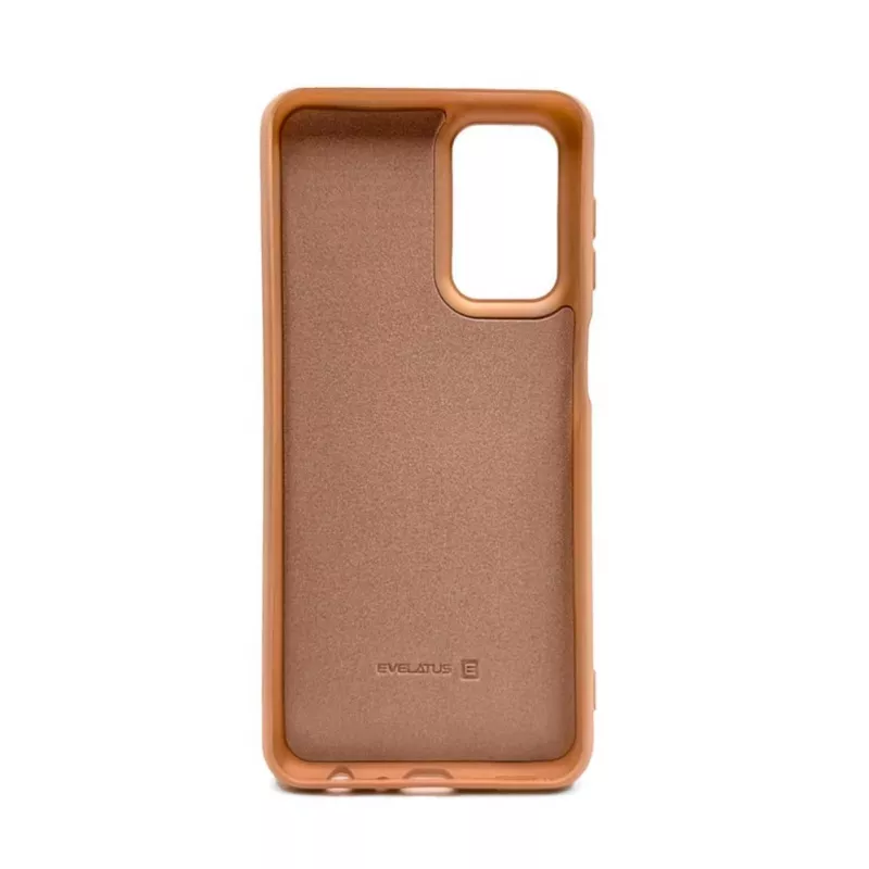 Evelatus Capa de silicone nano para Samsung Galaxy A23 4G / A23 5G Soft Touch TPU bege