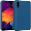 Capa de silicone nano Evelatus para Samsung Galaxy A30s/A50/A50s Soft Touch TPU azul-escura