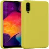 Capa Evelatus Nano Silicone Soft Touch TPU amarela para Samsung Galaxy A30s/A50/A50s