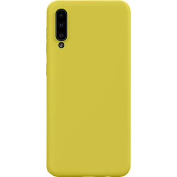 Capa Evelatus Nano Silicone Soft Touch TPU amarela para Samsung Galaxy A30s/A50/A50s