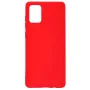 Capa em silicone nano Evelatus para Samsung Galaxy A31, Soft Touch TPU, vermelha