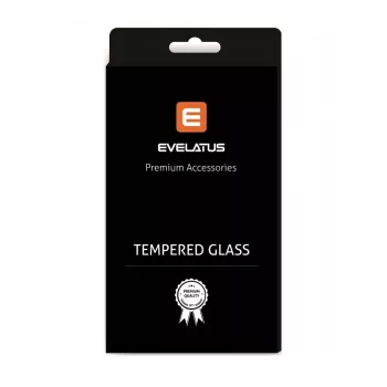 Película de vidro 2.5D Full Cover com cola japonesa antiestática Evelatus para Samsung Galaxy A32 5G / A12 / M12