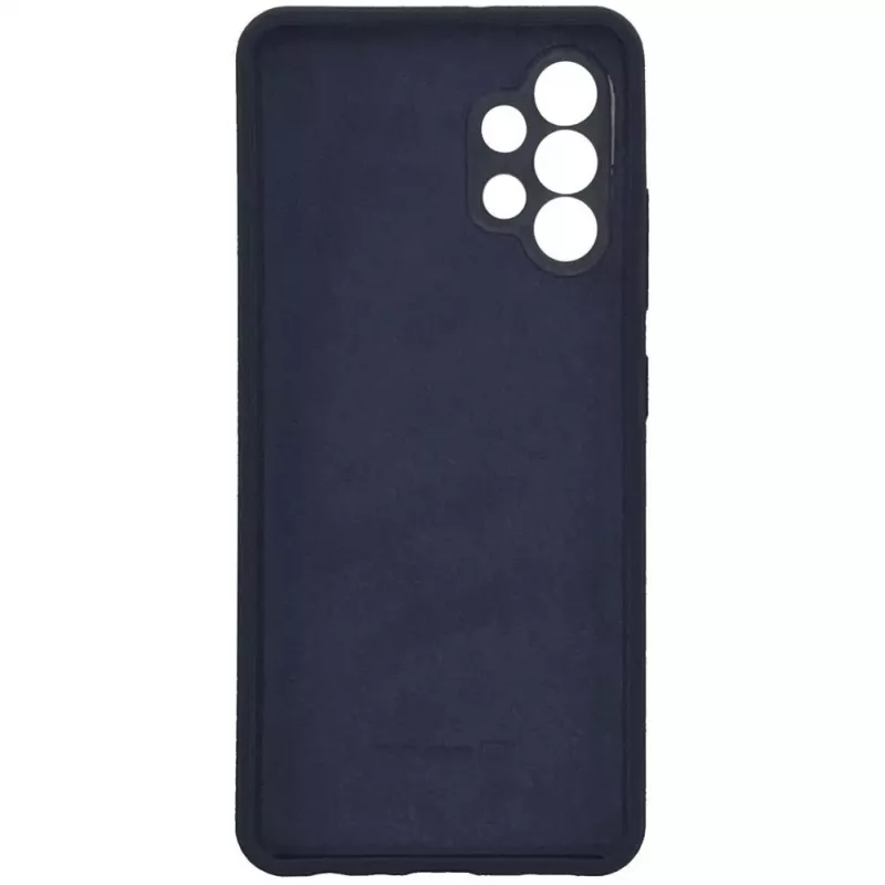 Capa de silicone Premium Soft Touch Evelatus para Samsung Galaxy A32 azul