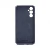 Capa de silicone Premium Soft Touch Evelatus para Samsung Galaxy A34 5G azul meia-noite