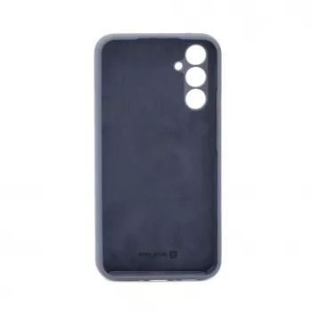 Capa de silicone Premium Soft Touch Evelatus para Samsung Galaxy A34 5G azul meia-noite