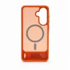 Evelatus Capa emborrachada com MagSafe e suporte para Samsung Galaxy A37 / A36, laranja