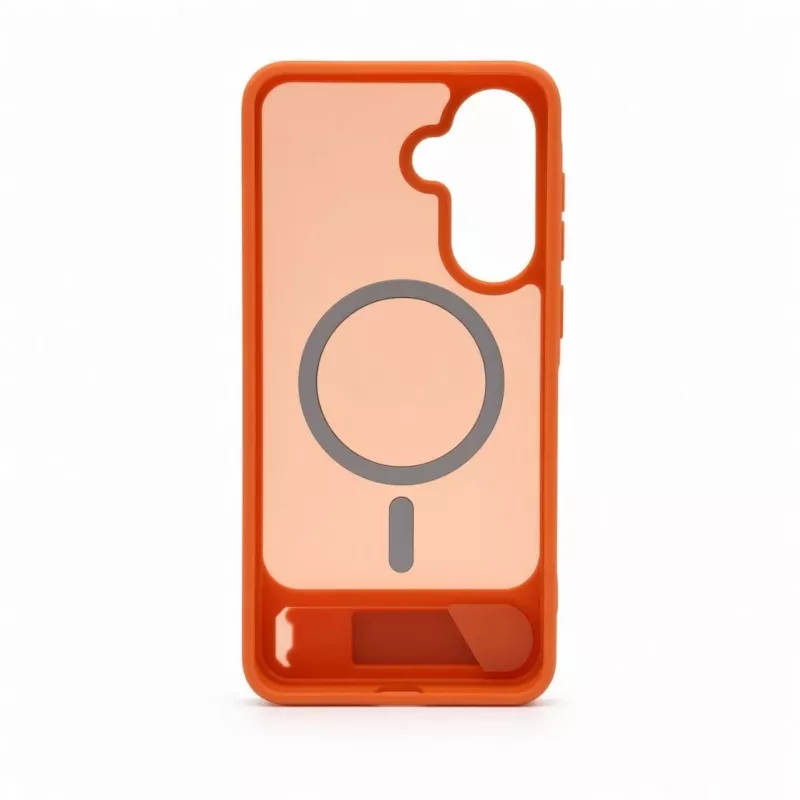 Evelatus Capa emborrachada com MagSafe e suporte para Samsung Galaxy A37 / A36, laranja